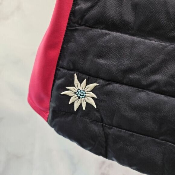 Alp N Rock Vest Womens 2 XS Pink Black Puffer Insulated Synthetic Quilted ANR - Picture 7 of 8